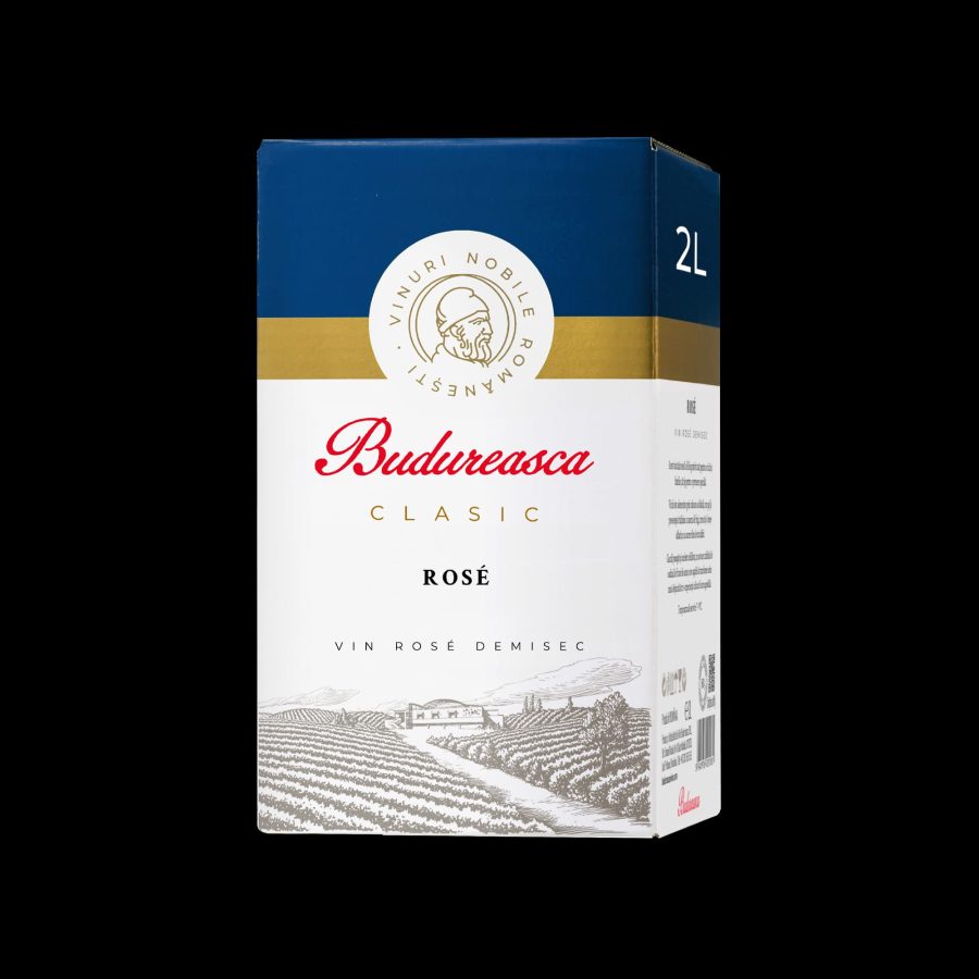 Budureasca Bag in Box Rose Demisec 2L