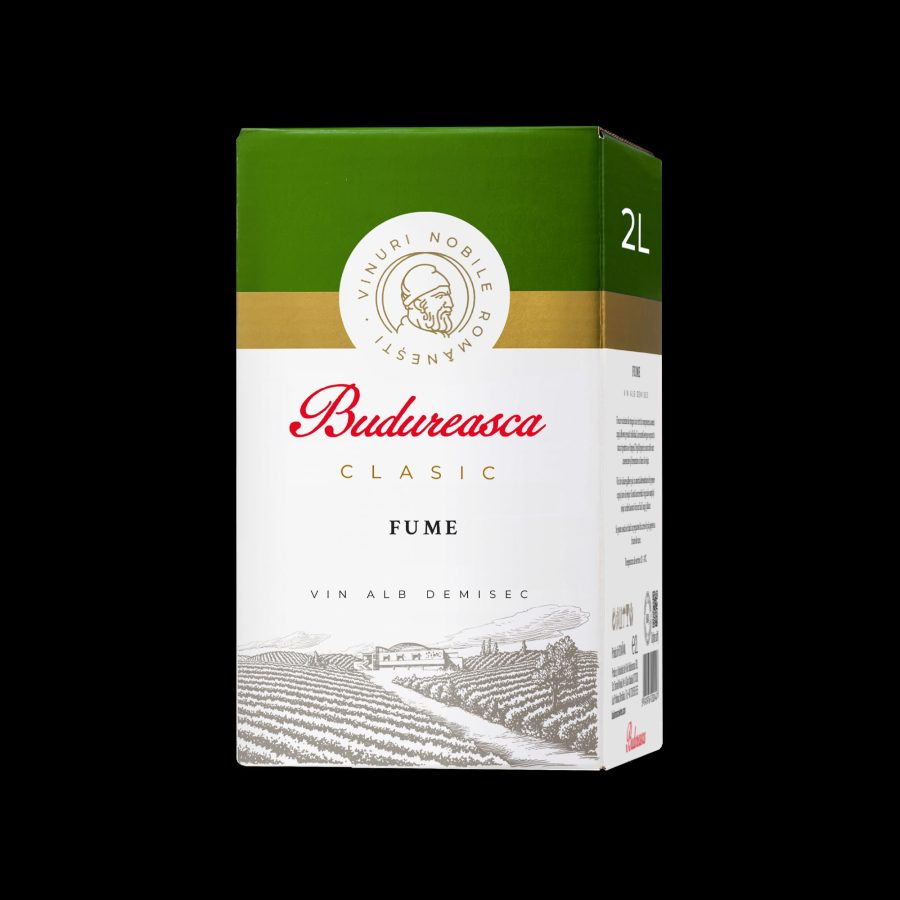 Budureasca Bag-In-Box Fume- DEMISEC, 2 L