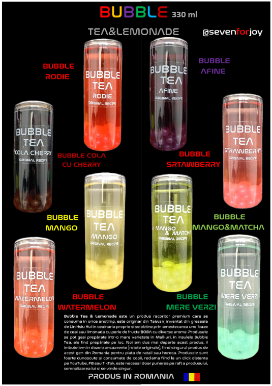 BUBBLE TEA MIX DOZA 0.33L-BAX/30 BUC
