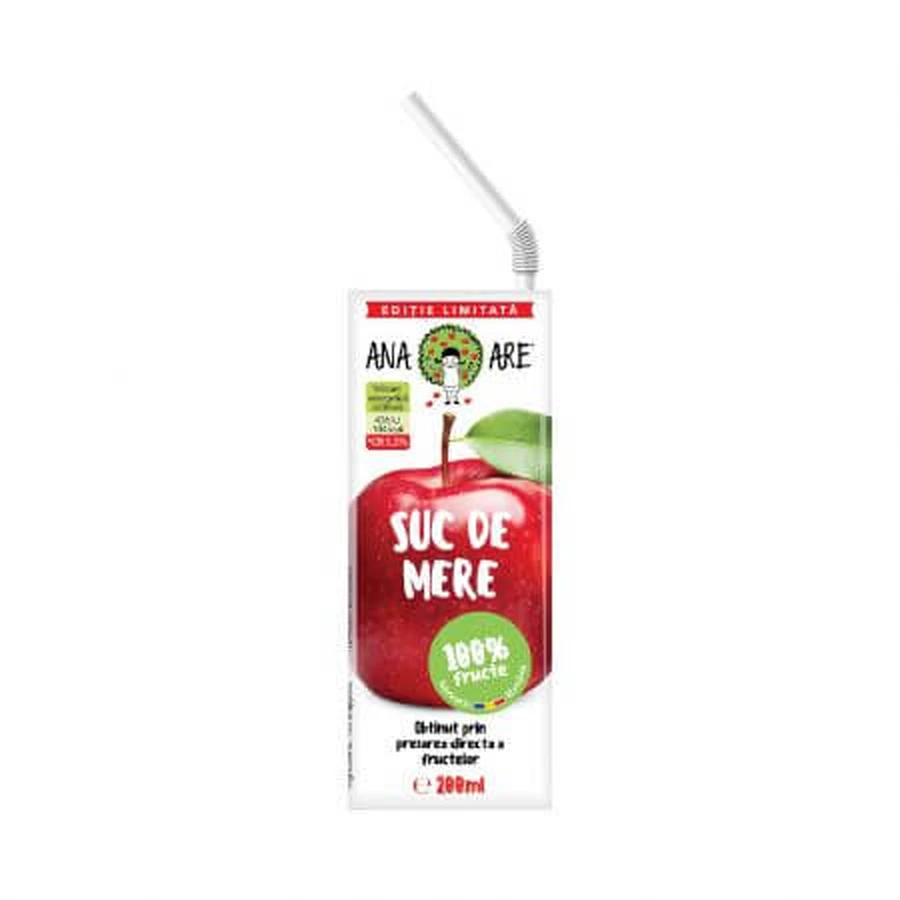 Suc de Mere 100% Natural Ana Are 0.2L