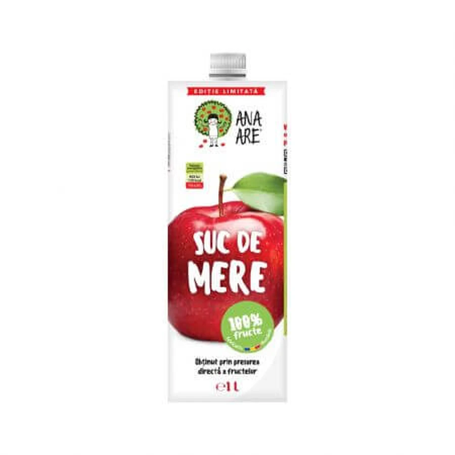 Suc de Mere 100% Natural Ana Are 1L
