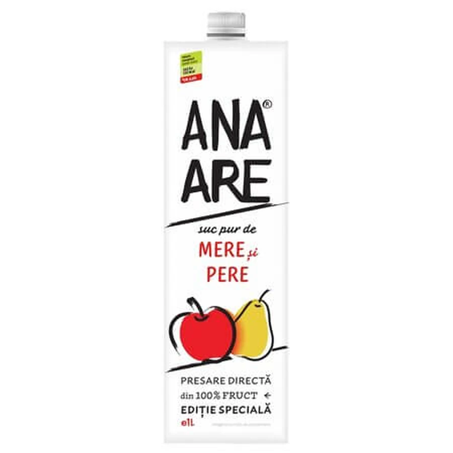 Suc de Mere & Pere 100% Natural Ana Are 1L